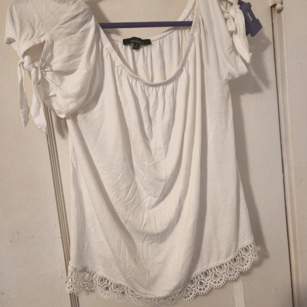 * Medium Open Shoulder Ambience Top